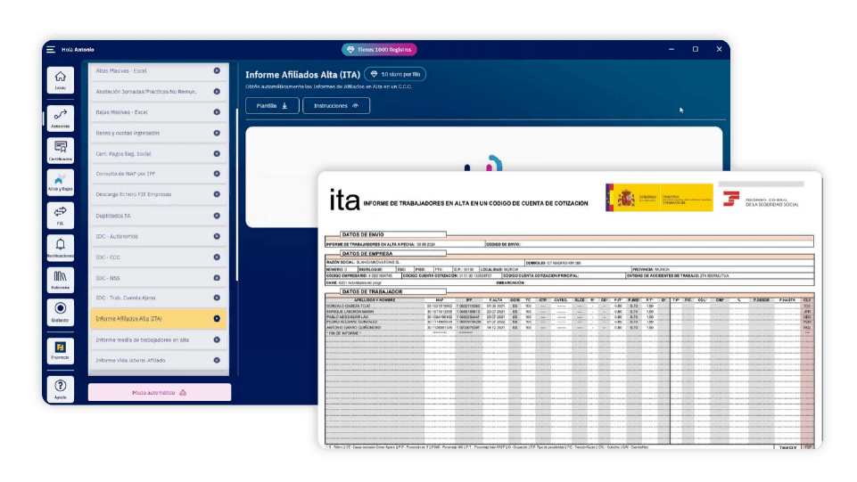 Automatización del Informe de Afiliados en Alta ITA para asesorías con RPA
