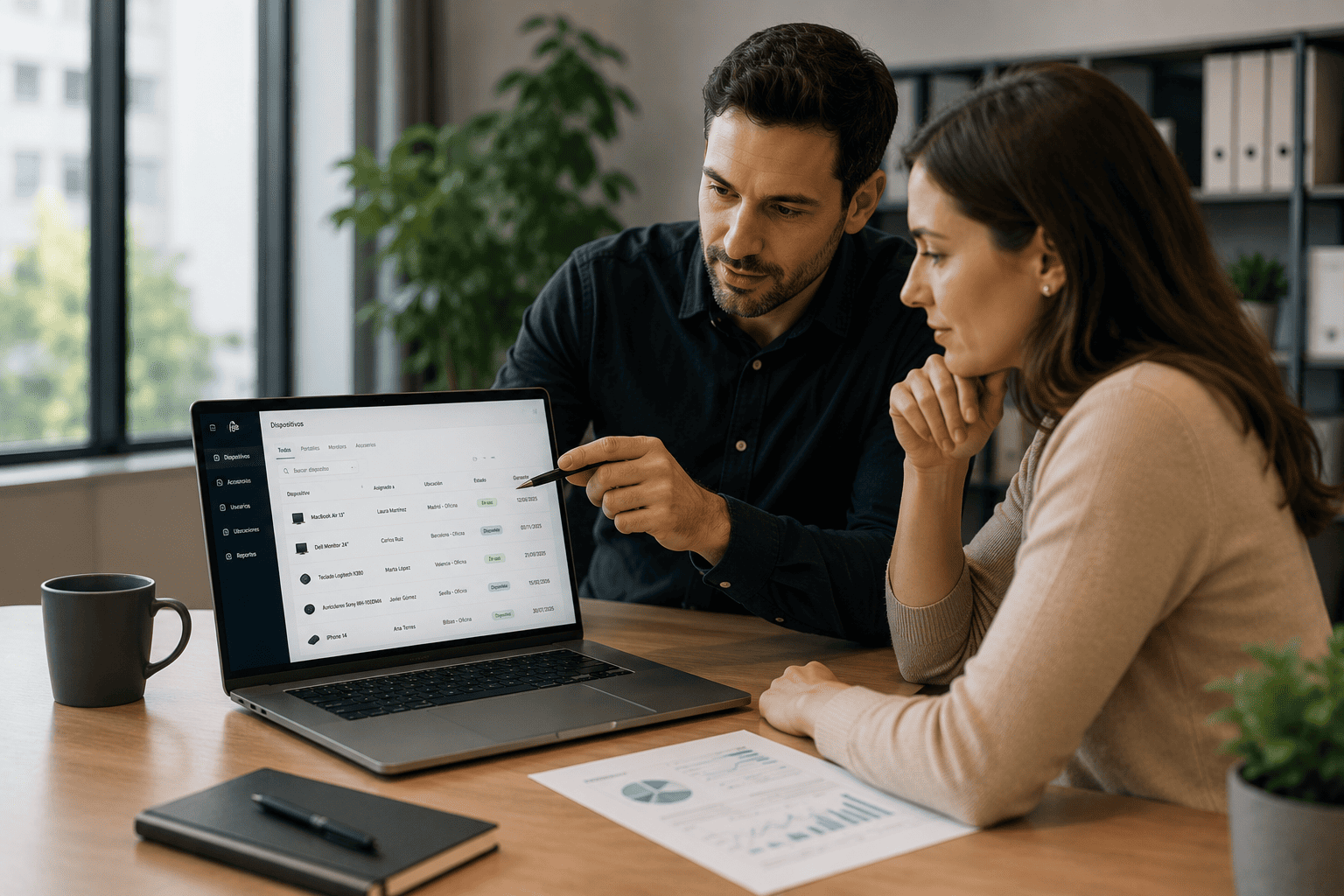 control de dispositivos empresariales