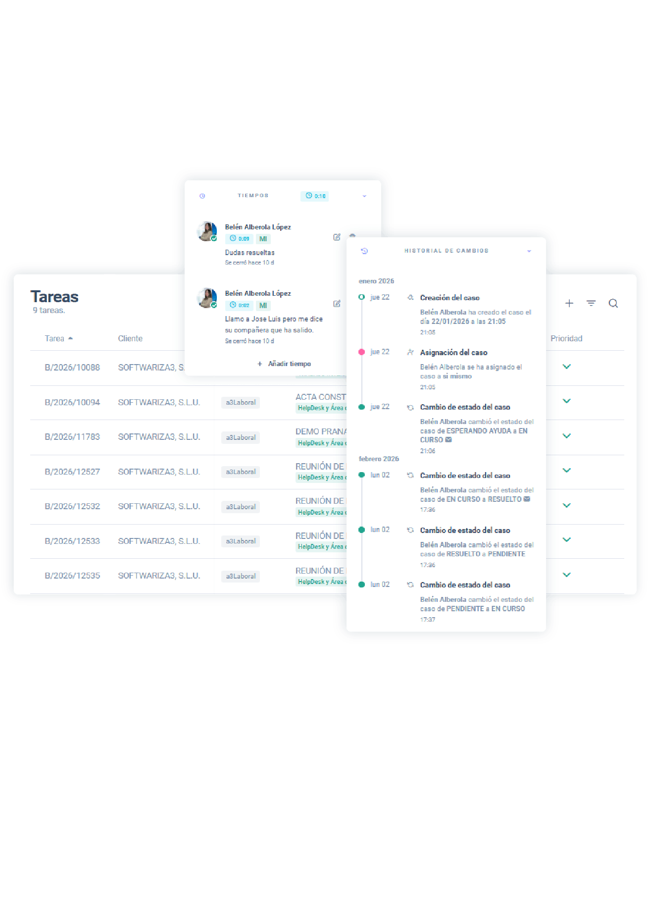 Software Helpdesk para incidencias, tareas y proyectos |a3Desk