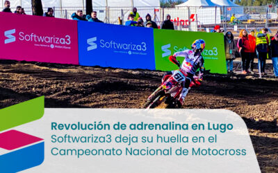 Revolución de adrenalina en Lugo: Softwariza3 deja su huella en el Campeonato Nacional de Motocross