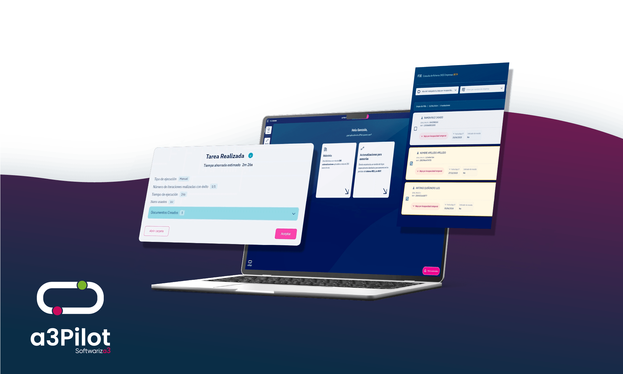 a3Pilot conectando el despacho con el software a3asesor y las administraciones públicas