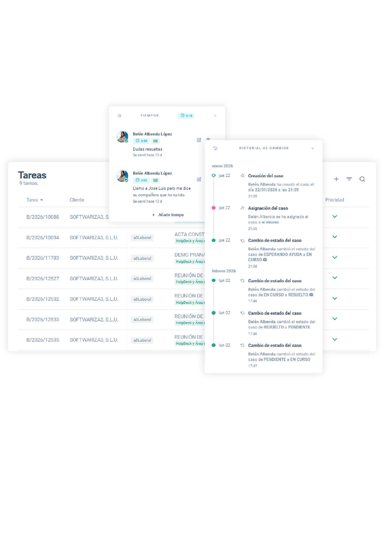 Software Helpdesk para incidencias, tareas y proyectos | a3Desk
