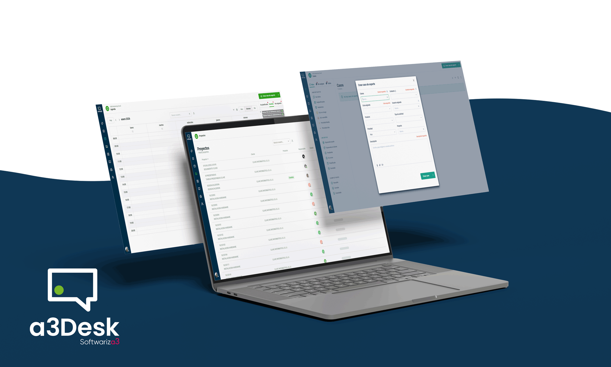 software gestion incidencias a3desk